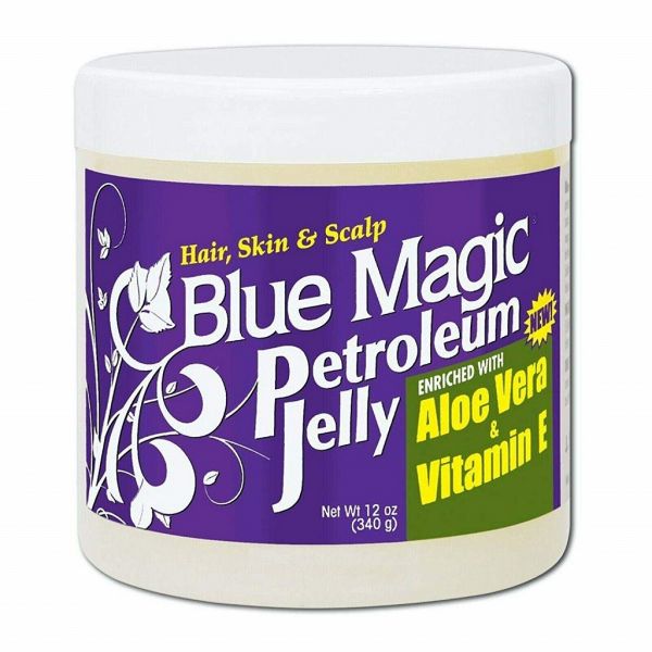 Blue Magic Petroleum Jelly Enriched With Aloe Vera & Vitamin E 12 oz
